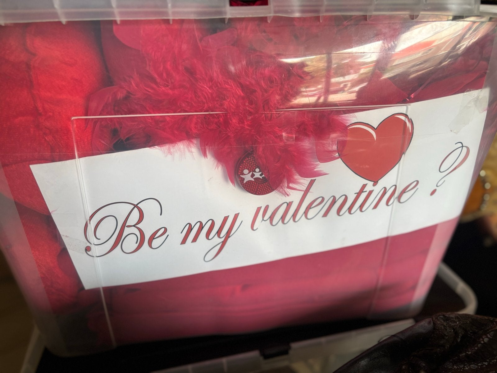 Valentijn decoratie set - 'Be my Valentine', Ophalen, Gebruikt, Versiering, Valentijn of Romantisch