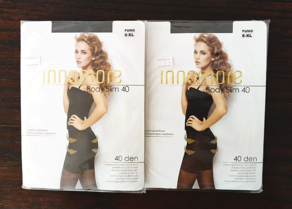 Innamore Body Slim 40 Panty, Kleur Fumo, 40 Denier, Maat XL, Maat 48/52 (XL), Nieuw, Ophalen of Verzenden, Innamore