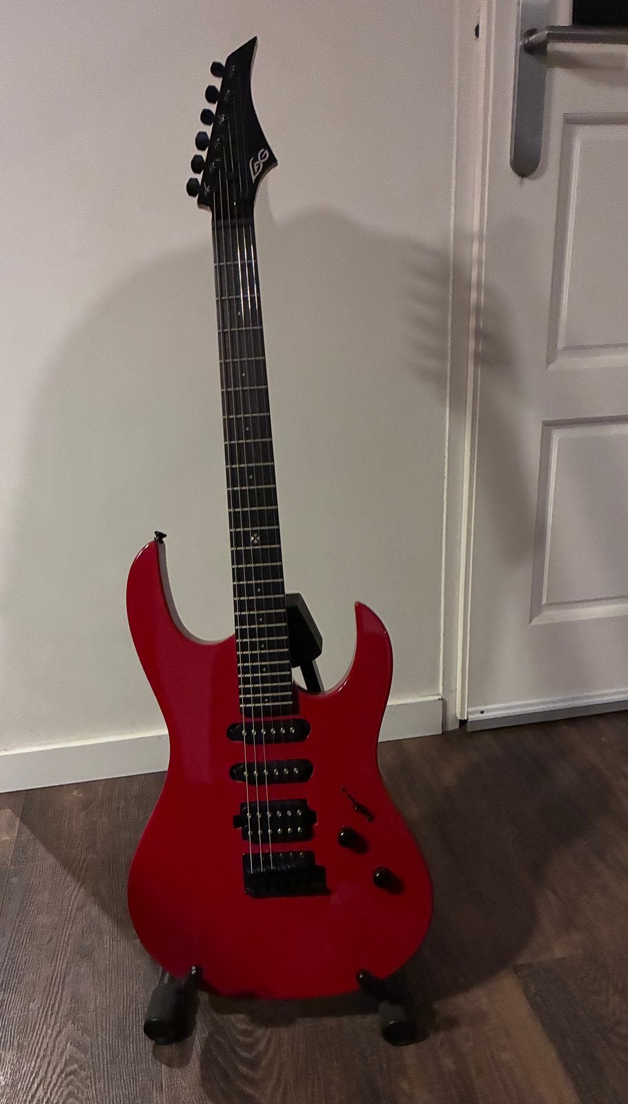 Zeer nette Lag arkene elektrische gitaar, Ophalen, Zo goed als nieuw, Solid body, Overige merken