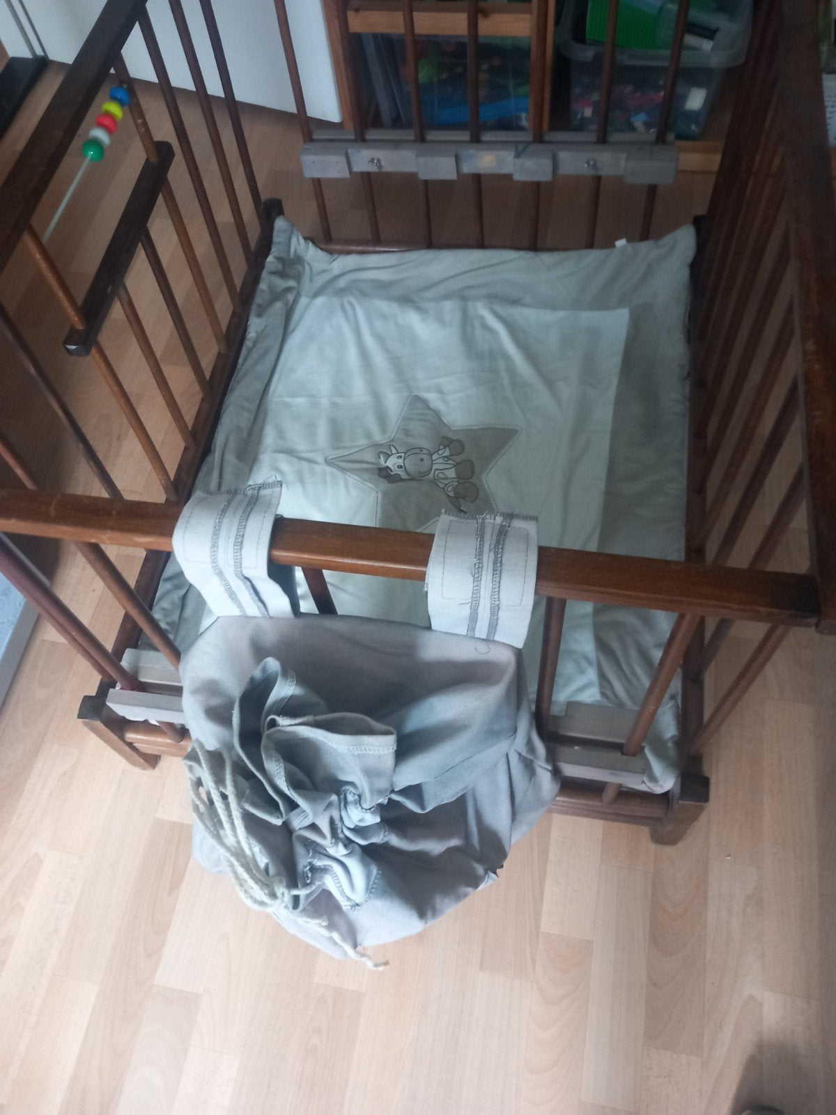 Box voor baby of dreumes, Ophalen