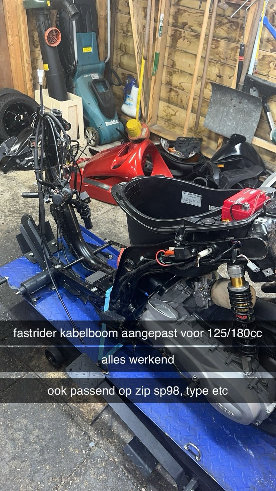 kabelboom 125/150/180cc fastrider/ sp98, Motoren, Ophalen of Verzenden
