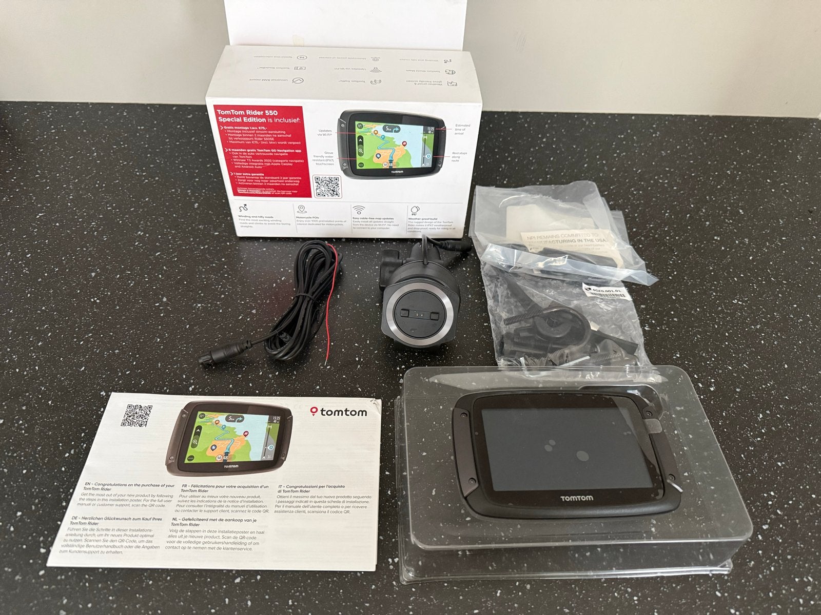 TomTom Rider 550 Special Edition Navigatiesysteem, Ophalen of Verzenden, Zo goed als nieuw