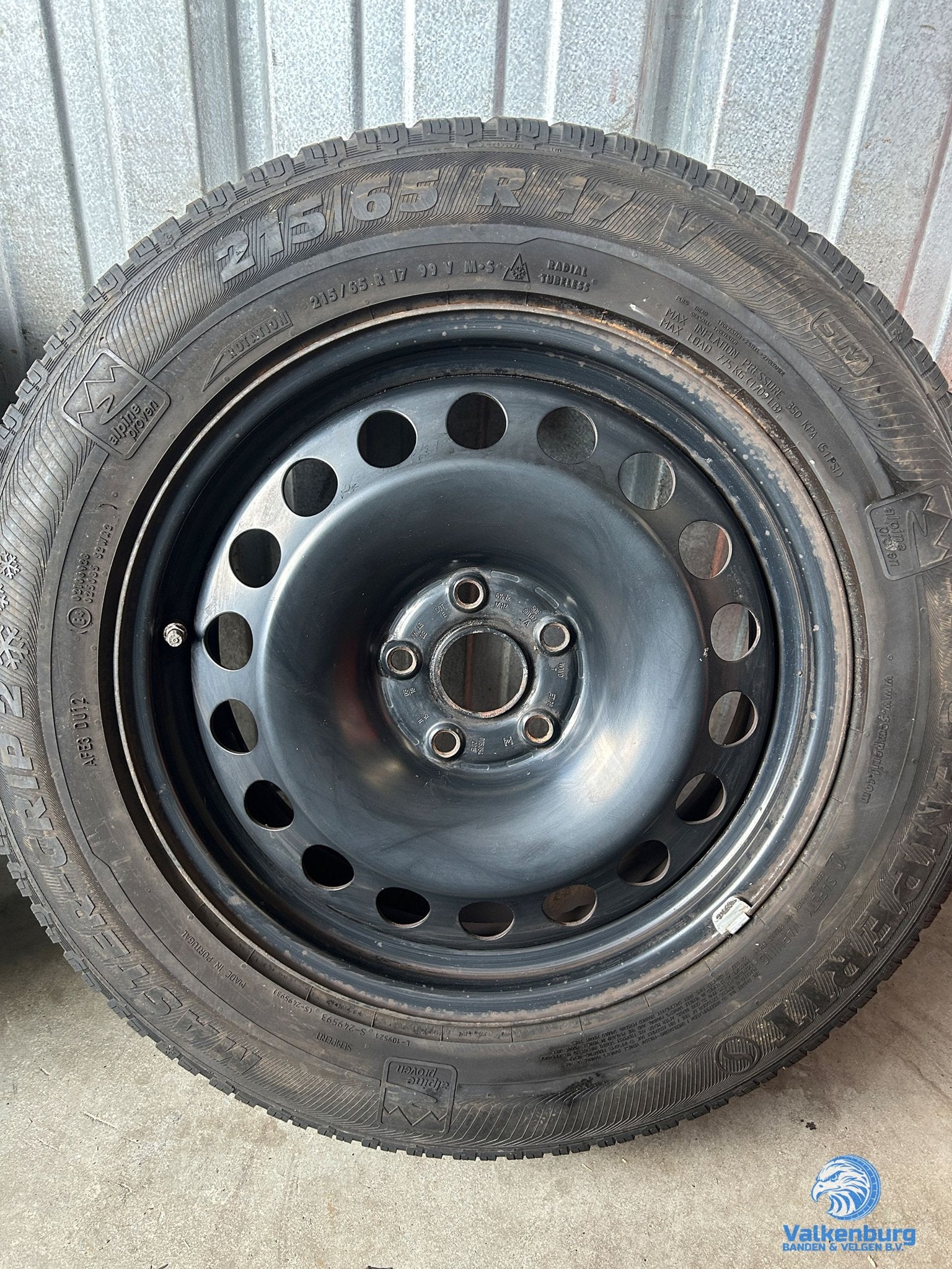 7-8mm! Originele VW Tiguan Audi Q3 Seat Tarraco Skoda Kodiaq, -, -, Banden en Velgen, 17 inch