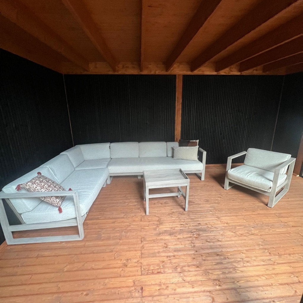 Apple Bee | Antigua Loungeset | Showroommodel, Ophalen, Gebruikt, 6 zitplaatsen, Teakhout