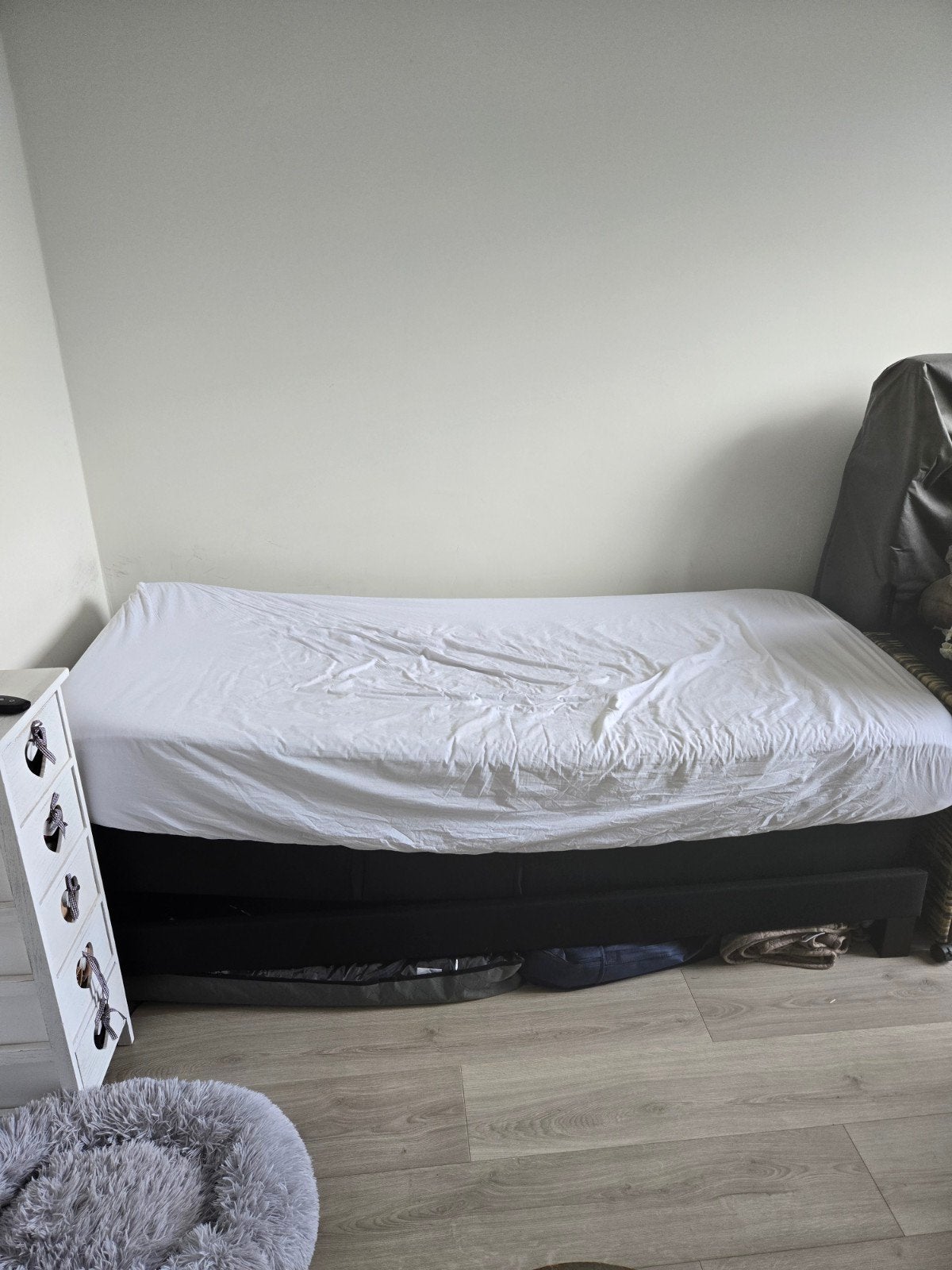 Eenpersoons elektrisch verstelbaar bed 90x200, Ophalen, 90 cm, Eenpersoons, 200 cm