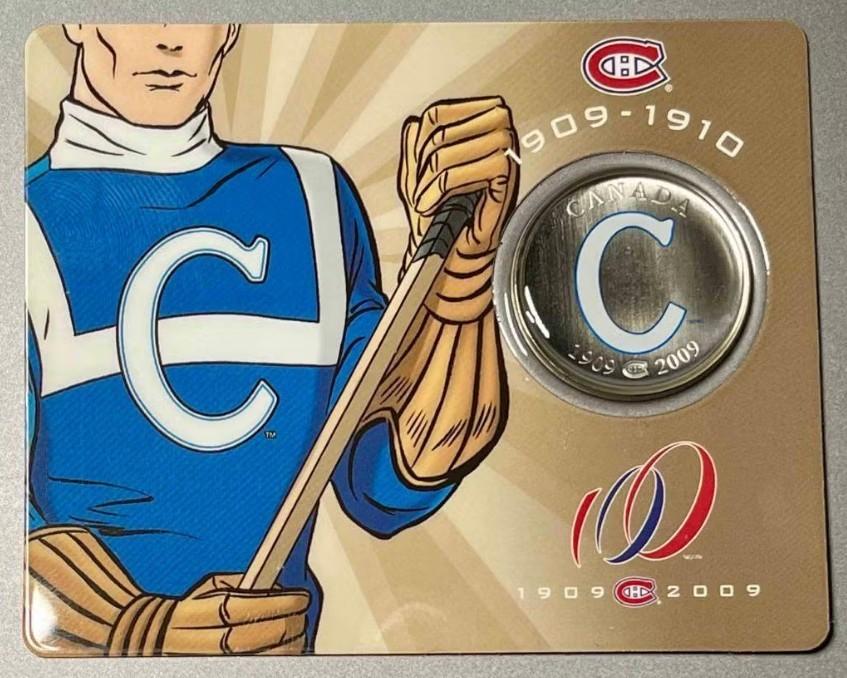 Canada - 50 cents 2009 - Montreal Canadiens 1909-1910 coinc., Verzenden, Noord-Amerika, Setje