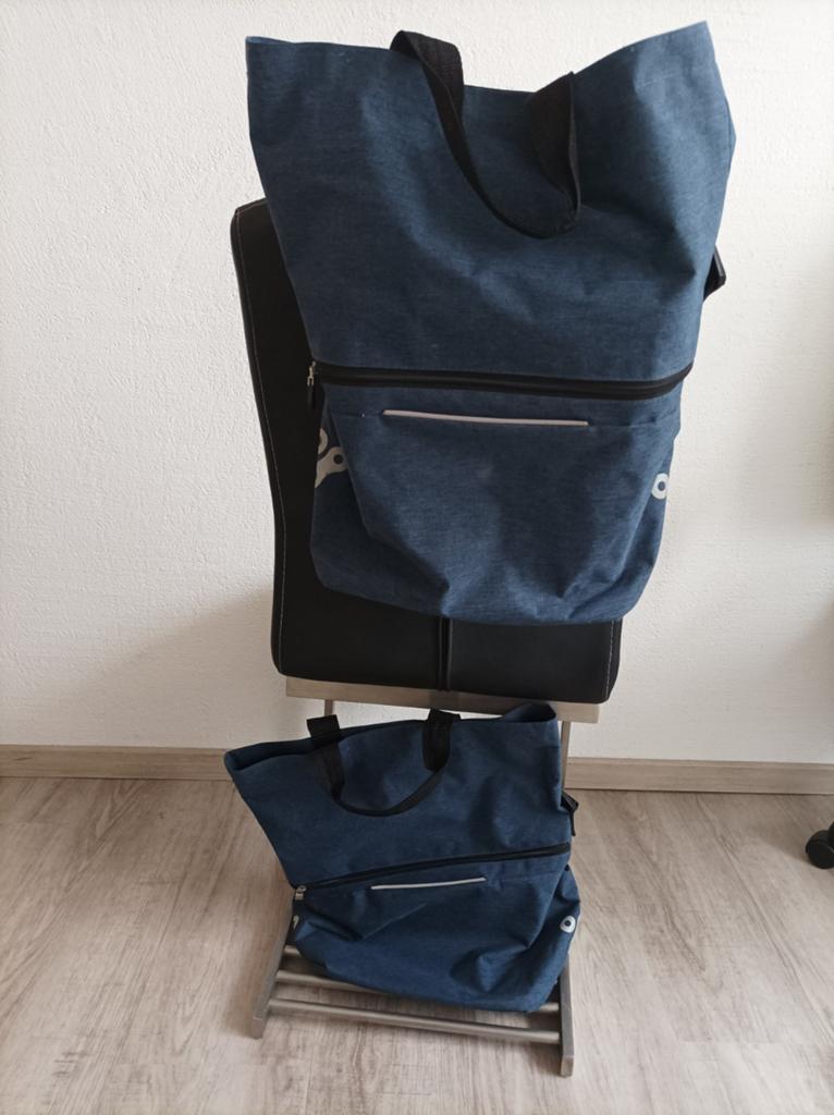 Fietstassen  blauw, Ophalen, Zo goed als nieuw, Blauw, 30 cm of meer