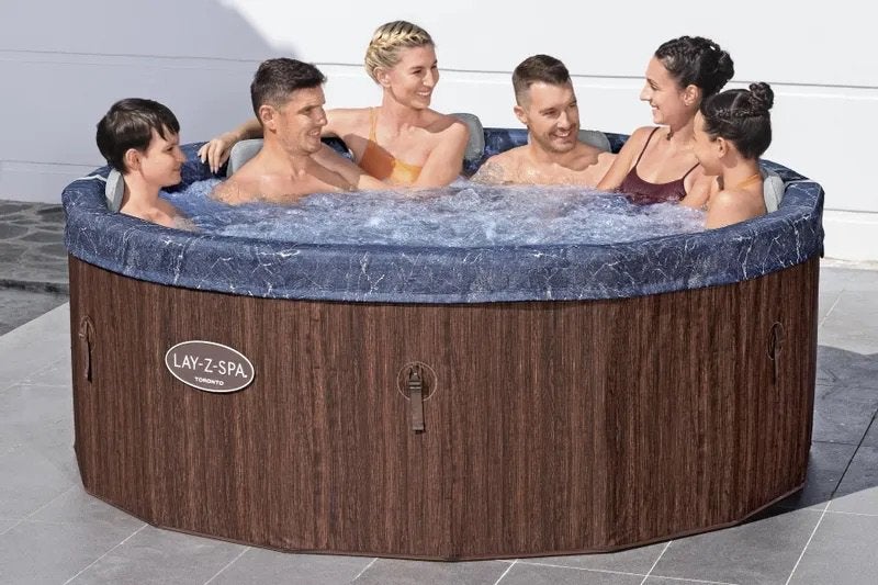 Lay-Z Spa Toronto AirJet 7-persoons NIEUW MET GARANTIE, Ophalen of Verzenden, Nieuw, Pomp