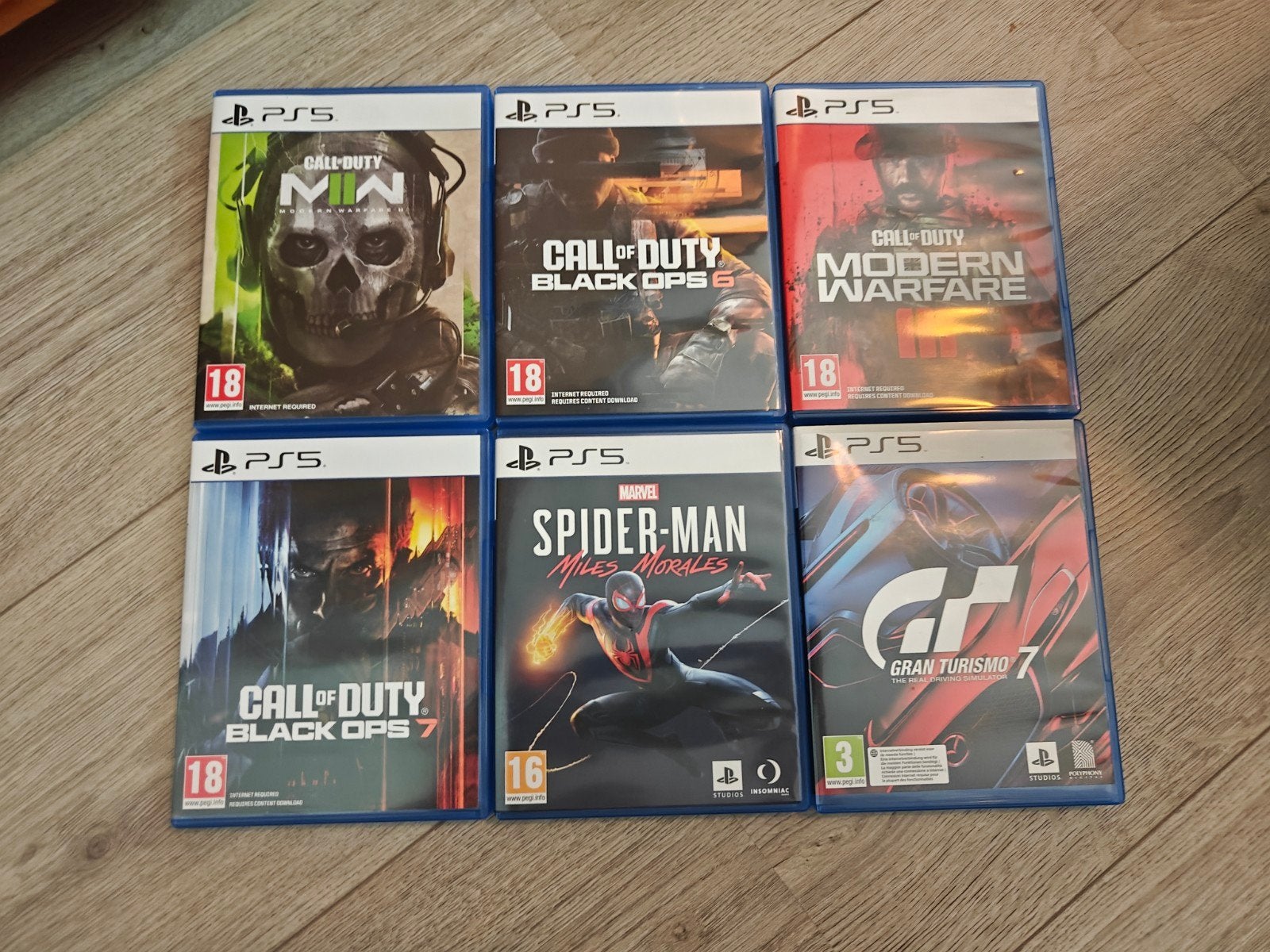 Call of Duty Black ops 6,7 mw2, mw3, gran Turismo 7 ps5, Spelcomputers en Games, Ophalen of Verzenden, Zo goed als nieuw