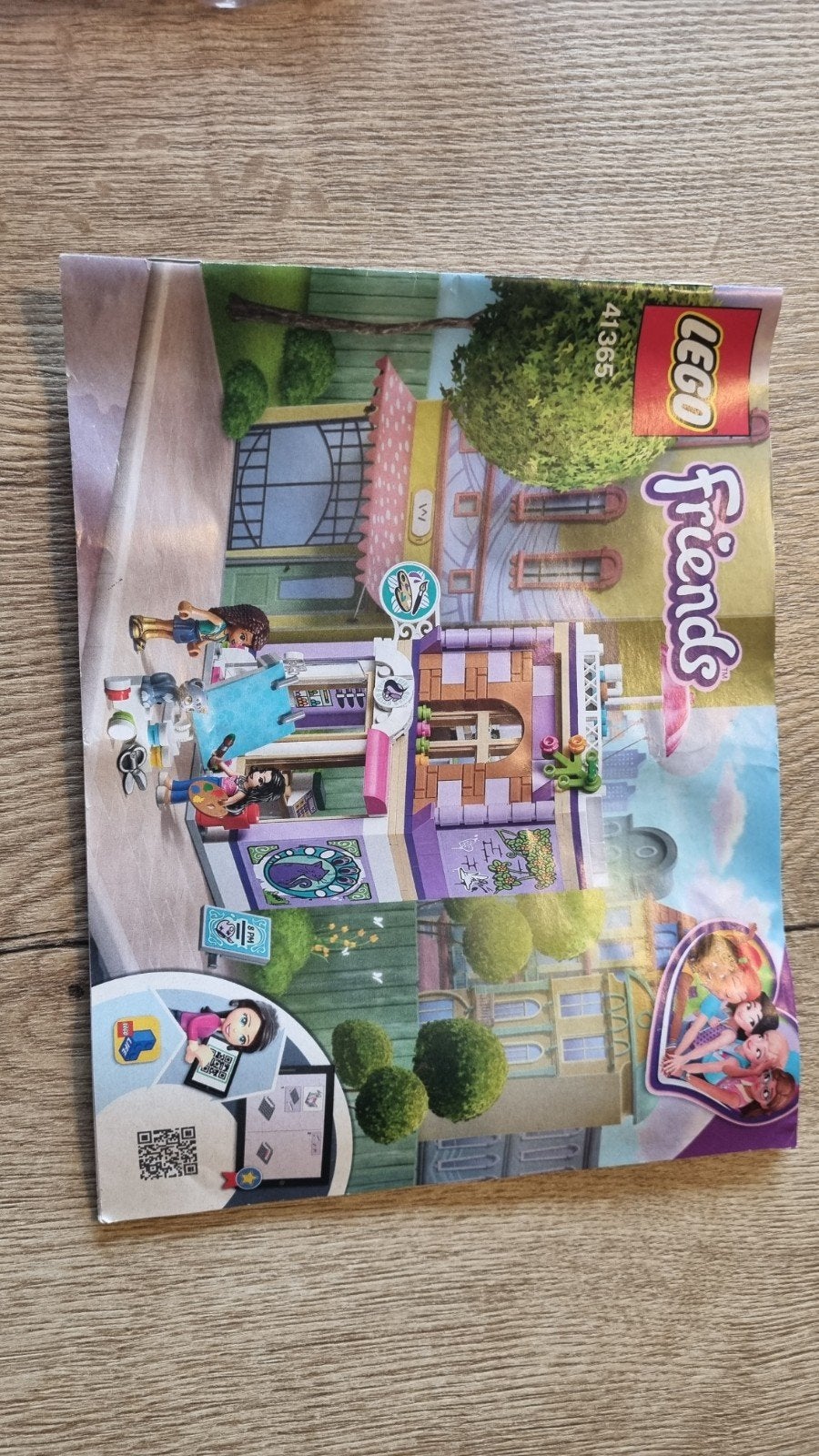 lego friends emma's kunstaterlier, Ophalen of Verzenden, Zo goed als nieuw, Lego