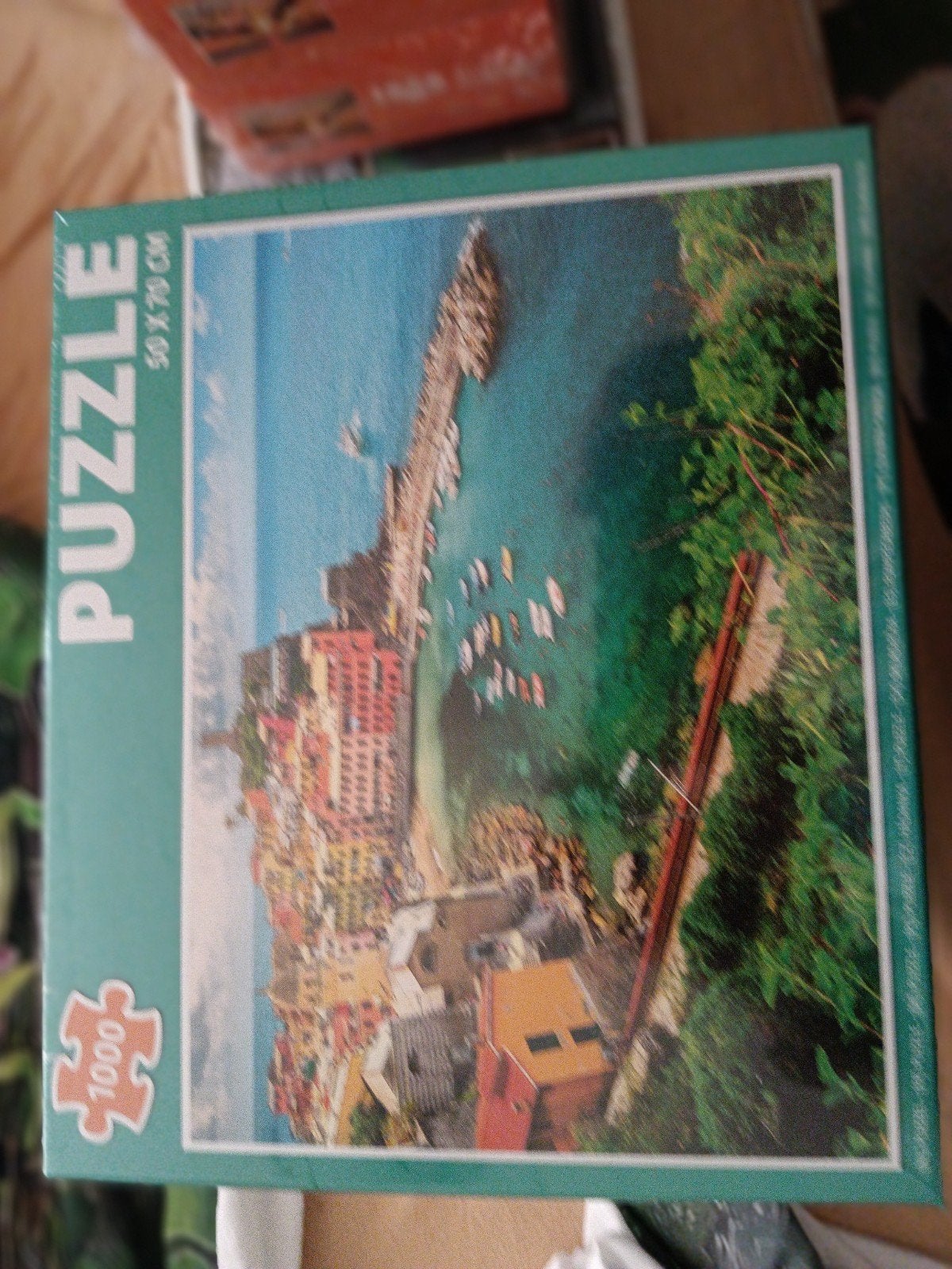 Legpuzzel 1000 stukjes - Italiaanse kust, Ophalen, 500 t/m 1500 stukjes, Nieuw, Legpuzzel