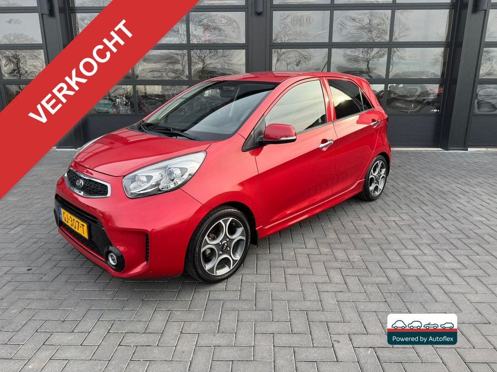 Kia Picanto 1.2 CVVT SportsLine (bj 2015), Auto's, Gebruikt, Stuurwielverwarming, 4 cilinders, 840 kg