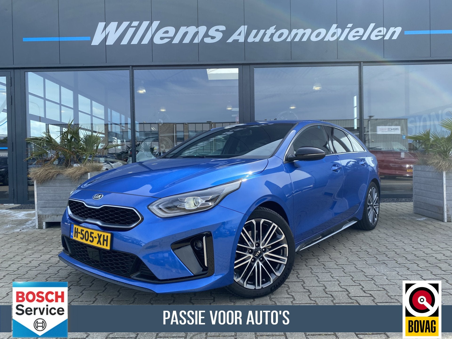 Kia ProCeed 1.0 T-GDI GT-Line Cruise Control, Stoelverwarmin, Auto's, Gebruikt, Met garantie (alle), Blauw, Origineel Nederlands
