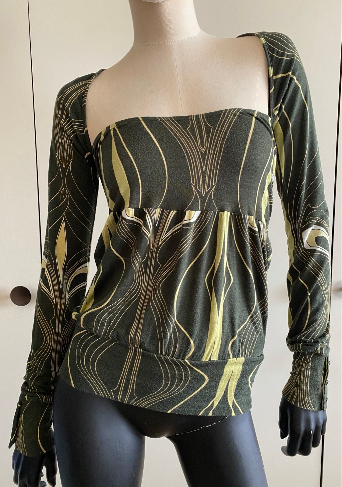 KUXO Top met lange mouwen en uniek patroon - Maat M, Kleding | Dames, Maat 38/40 (M), Ophalen of Verzenden, Zo goed als nieuw