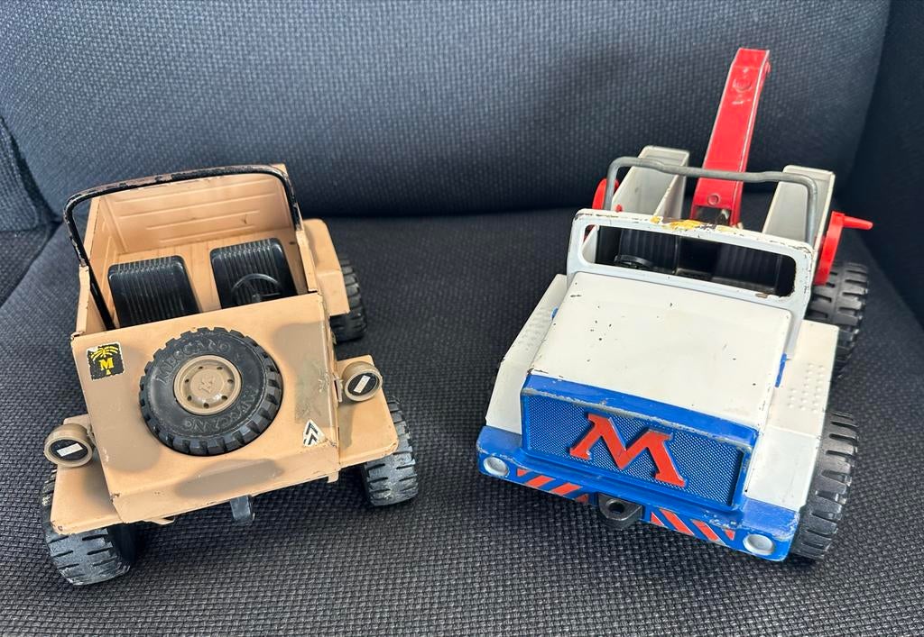 2x Meccano Mogul (Engelse Tonka tegenhanger), Antiek en Kunst, Antiek | Speelgoed, Ophalen of Verzenden