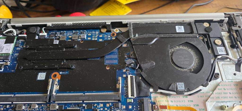 Hp 450 g9 onderdelen: ventilator en koellichaam, Ophalen of Verzenden, Zo goed als nieuw