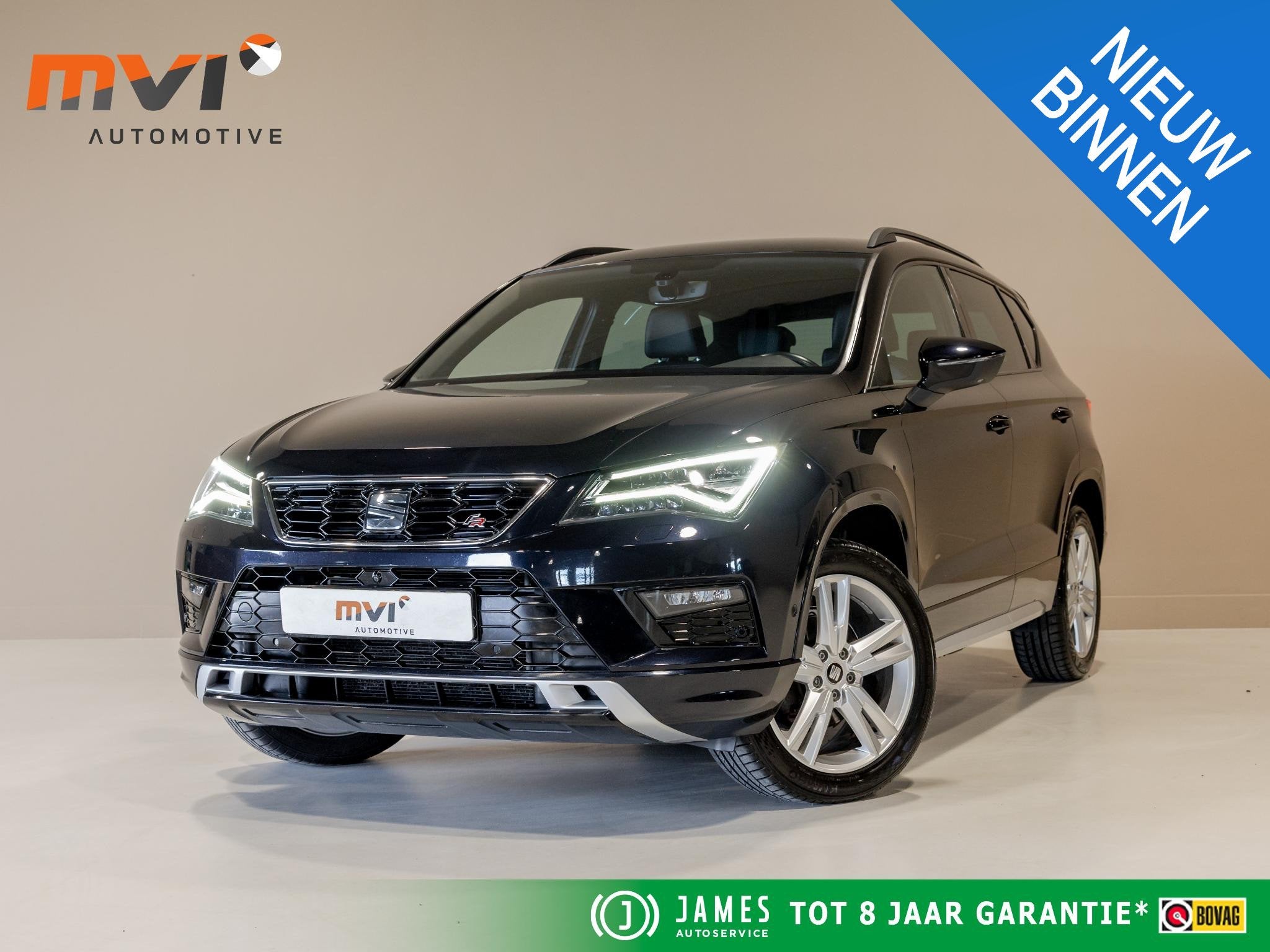 SEAT Ateca 1.5 TSI FR Business Intense 150pk / Achteruitrijc, Auto's, Voorwielaandrijving, 4 cilinders, Ateca, Zwart