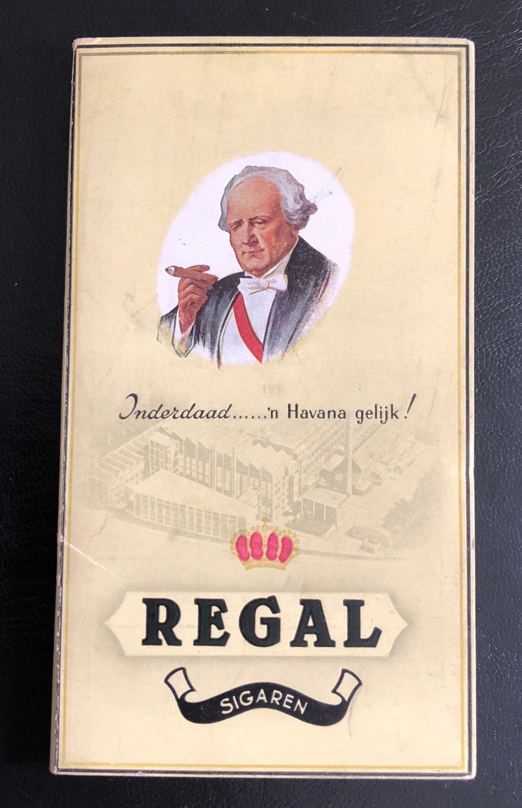 Regal Sigaren bridge puntentelling boekje., Ophalen of Verzenden, Zo goed als nieuw, Tabaksdoos of Verpakking