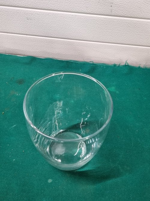 Vaas van glas dikke bodem, Ophalen of Verzenden