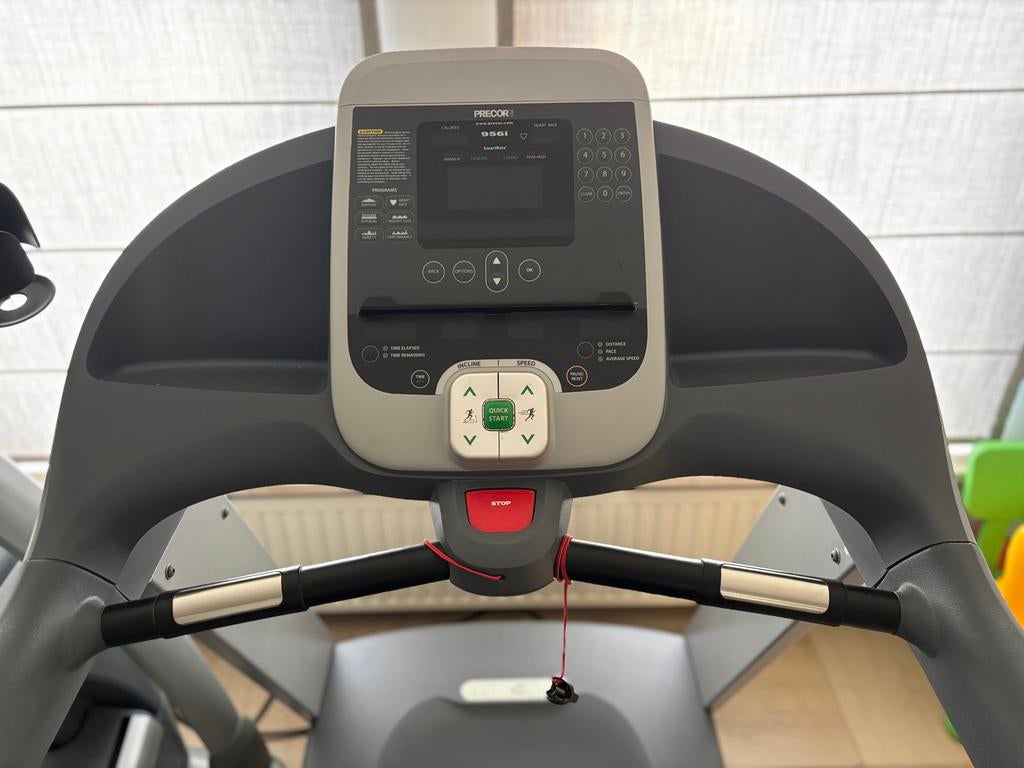 Precor 956i loopband afm. 224x89x163cm/230kg, Ophalen, Gebruikt, Metaal, Loopband