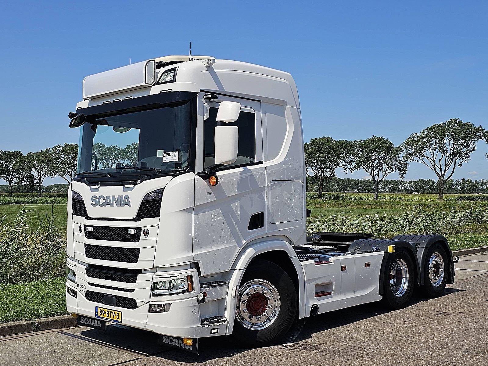 SCANIA R500 6x2 retarder, Auto's, Euro 6, Scania, Wit, Bedrijf