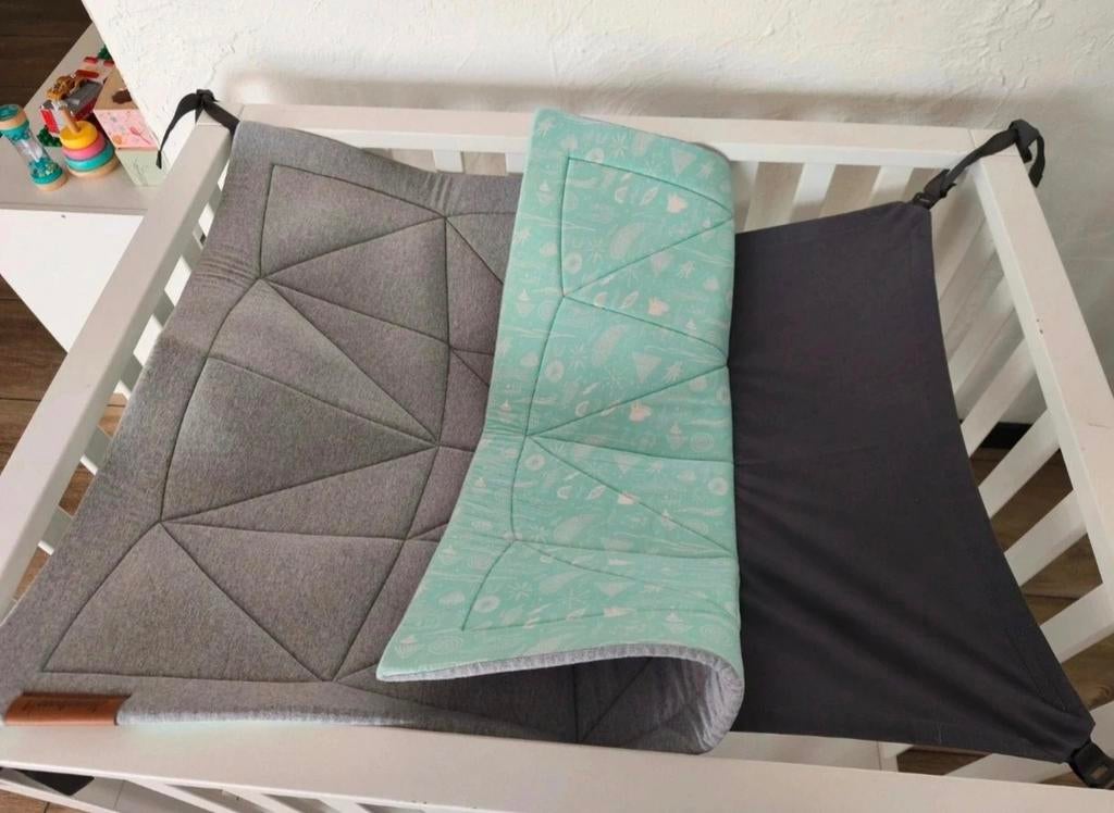 Hangloose baby hangmat grijs/mintgroen, Ophalen, Overige typen