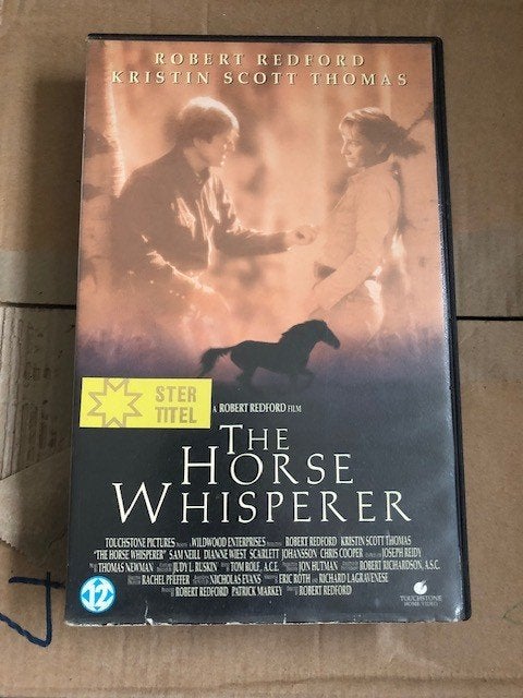 The Horse Whisperer Ex-rental VHS videoband, Vanaf 12 jaar, Ophalen of Verzenden, Gebruikt, Horror