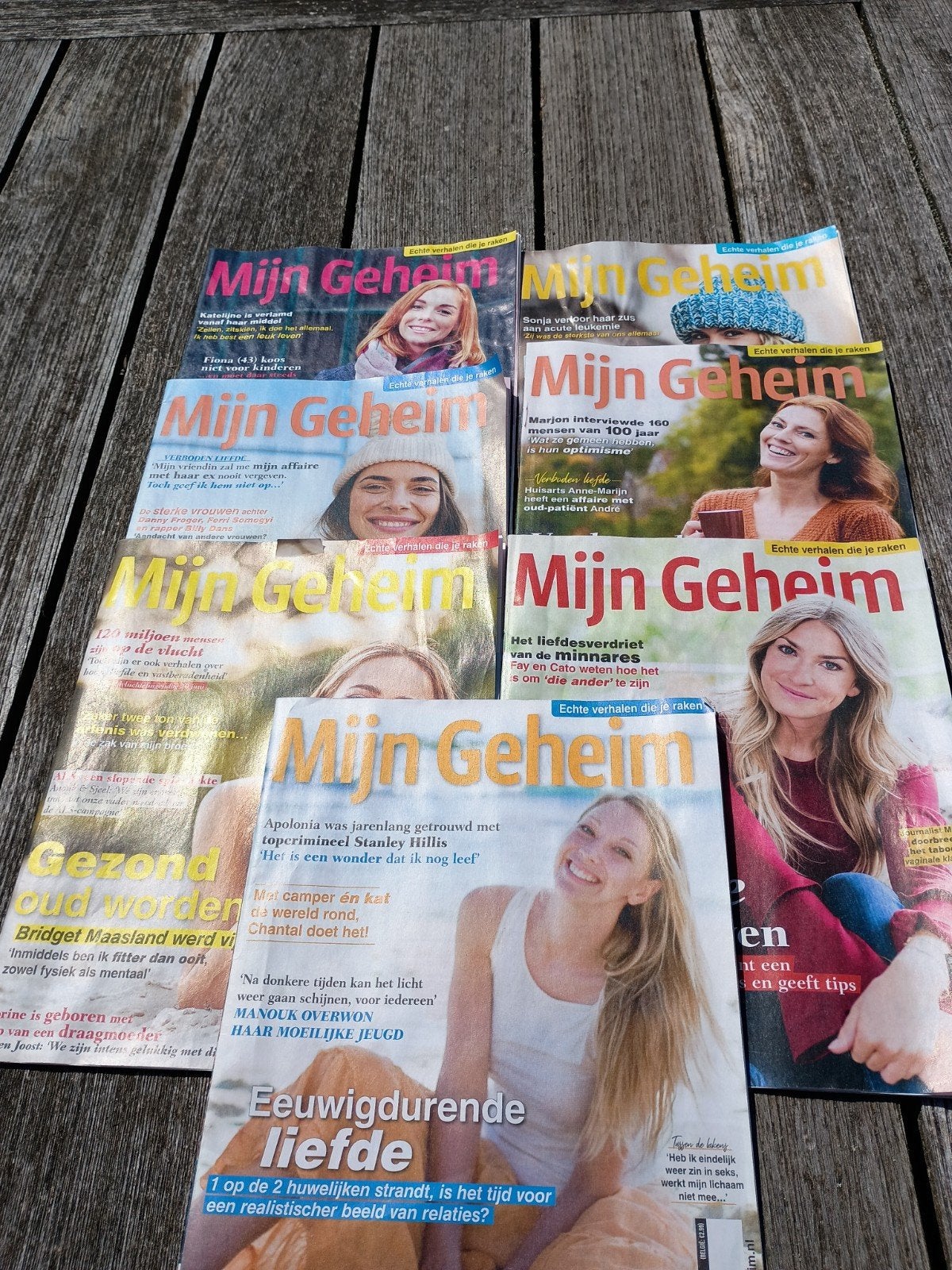 Mijn Geheim tijdschriften, Ophalen, Gelezen, Damesbladen