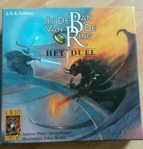 Gezelschapsspel: In de Ban van de Ring - Het Duel (Tolkien), Hobby en Vrije tijd, Gezelschapsspellen | Bordspellen, Een of twee spelers