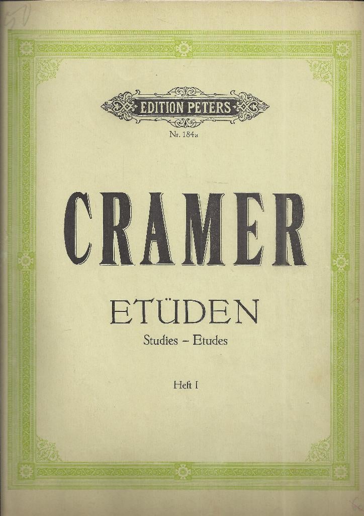 Bo1510 bladmuziek cramer etuden studies boek1, Muziek en Instrumenten, Bladmuziek, Ophalen of Verzenden, Gebruikt, Artiest of Componist