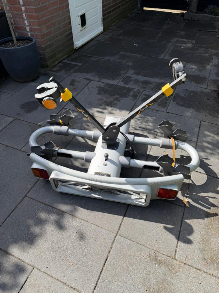 Spinder Eagle fietsendrager, Auto diversen, Ophalen, 2 fietsen, Gebruikt, Trekhaakdrager