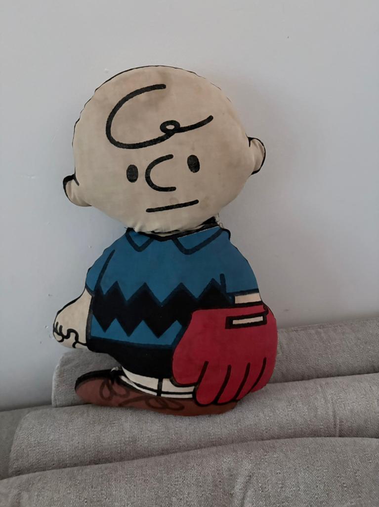Charlie brown snoopy peanuts 2d lappenpop jaren 50, Ophalen of Verzenden, Snoopy, Zo goed als nieuw