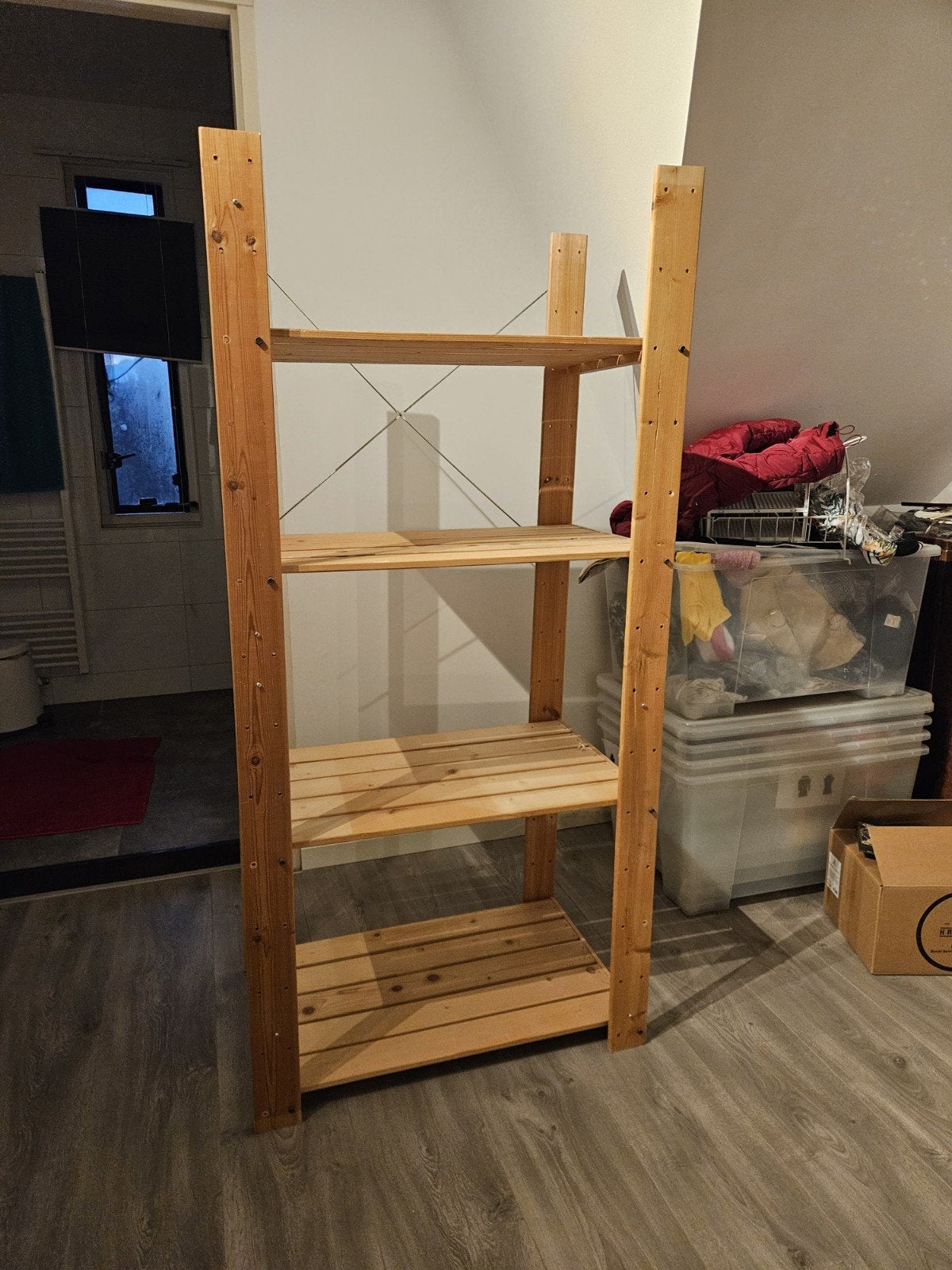 Ivar houten stellingkast Ikea, Ophalen, Gebruikt