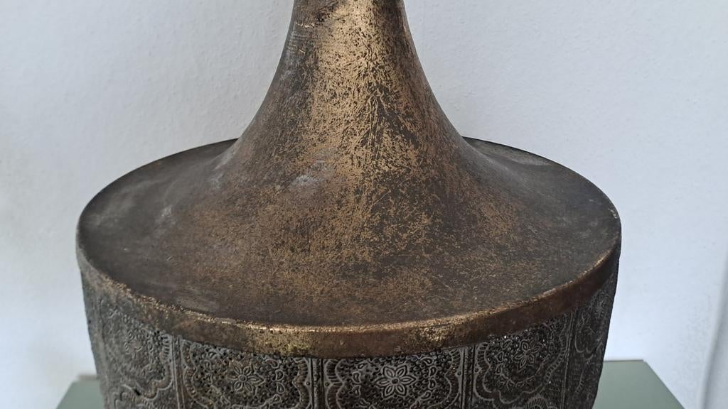 Oosterse hanglamp met geperforeerd patroon, Light & Living, Onbekend, Ophalen of Verzenden, Zo goed als nieuw