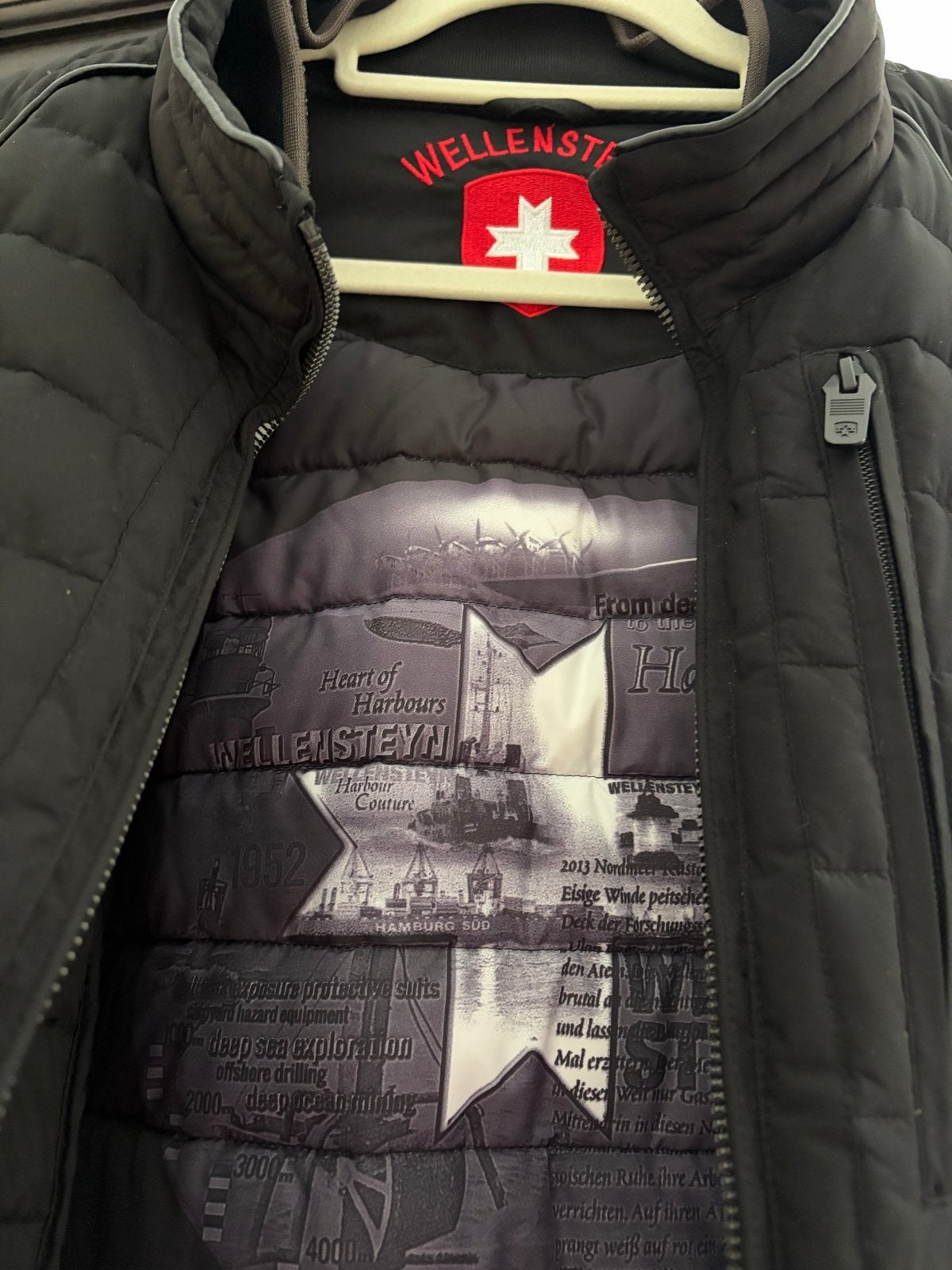 Wellensteyn jas, maat 4XL, zo goed als nieuw, Kleding | Heren, Ophalen, Zo goed als nieuw, Overige maten, Zwart