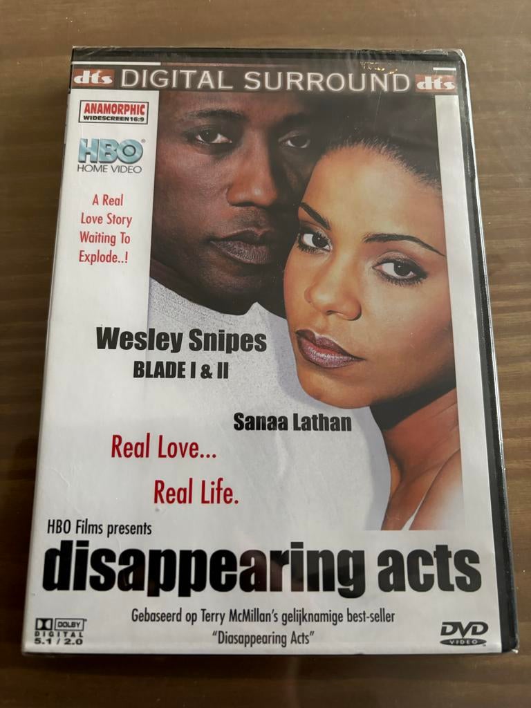 Disappearing Acts DVD - Wesley Snipes - Nieuw in verpakking, Vanaf 12 jaar, Ophalen of Verzenden, Nieuw in verpakking, Drama