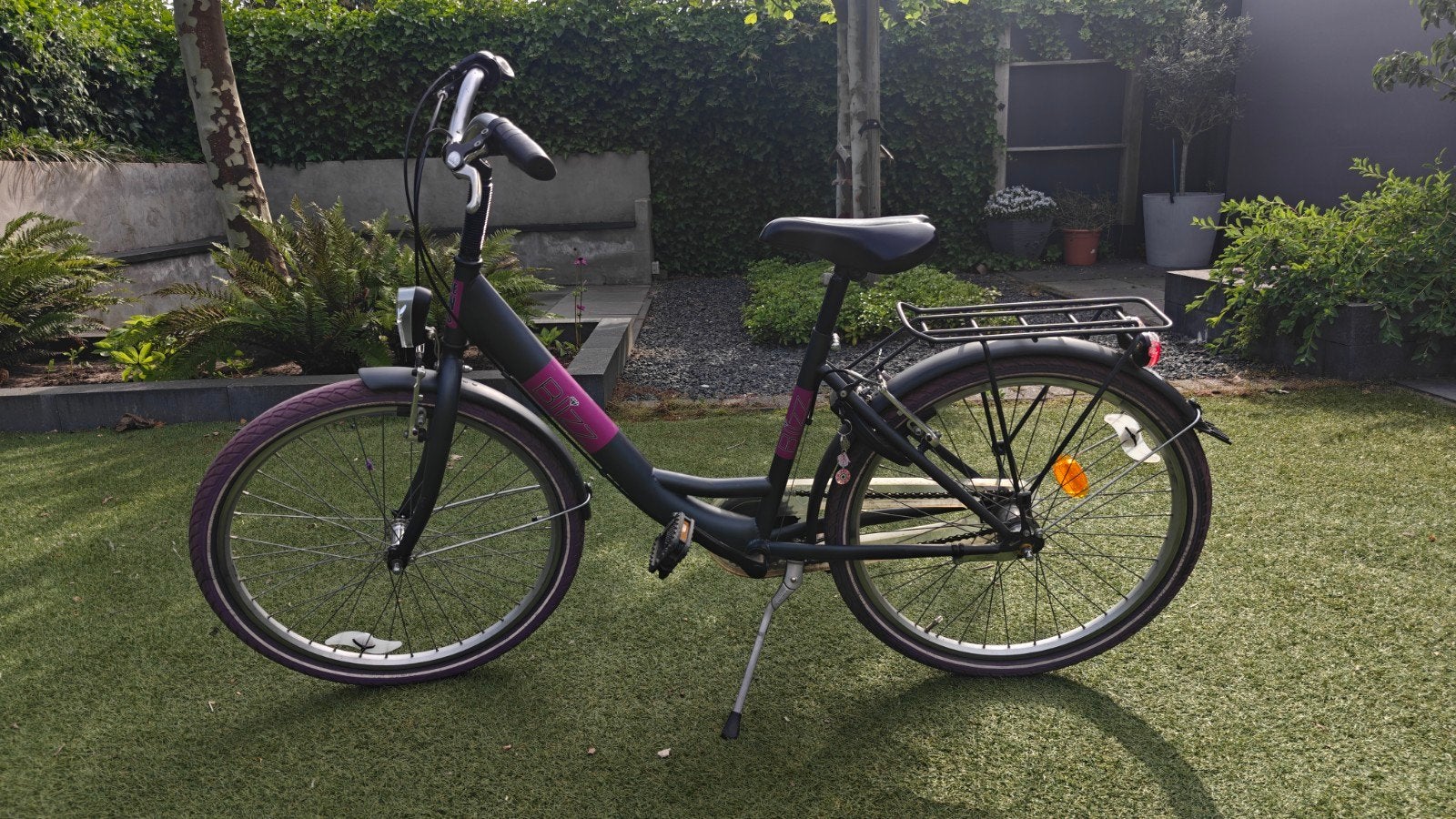 Bizz 24 inch kinderfiets., Gebruikt, Velgrem, Versnellingen, Minder dan 47 cm