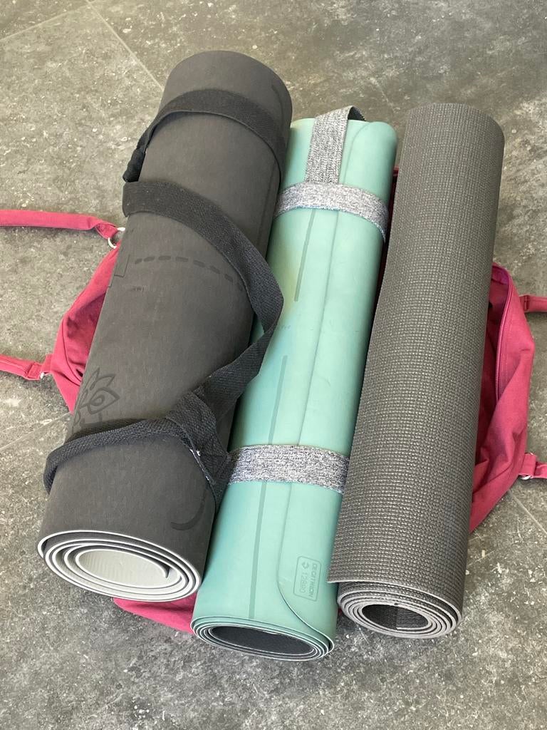 Yogamatten en Yogatas - Diverse Kleuren, Sport en Fitness, Yoga en Pilates, Verzenden, Gebruikt, Yogamat