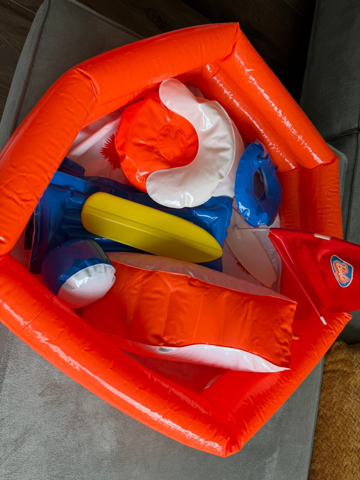 Vintage Barbie Mattel 1973 Waterpret Opblaasbaar -11 delig, Verzamelen, Ophalen of Verzenden, Zo goed als nieuw