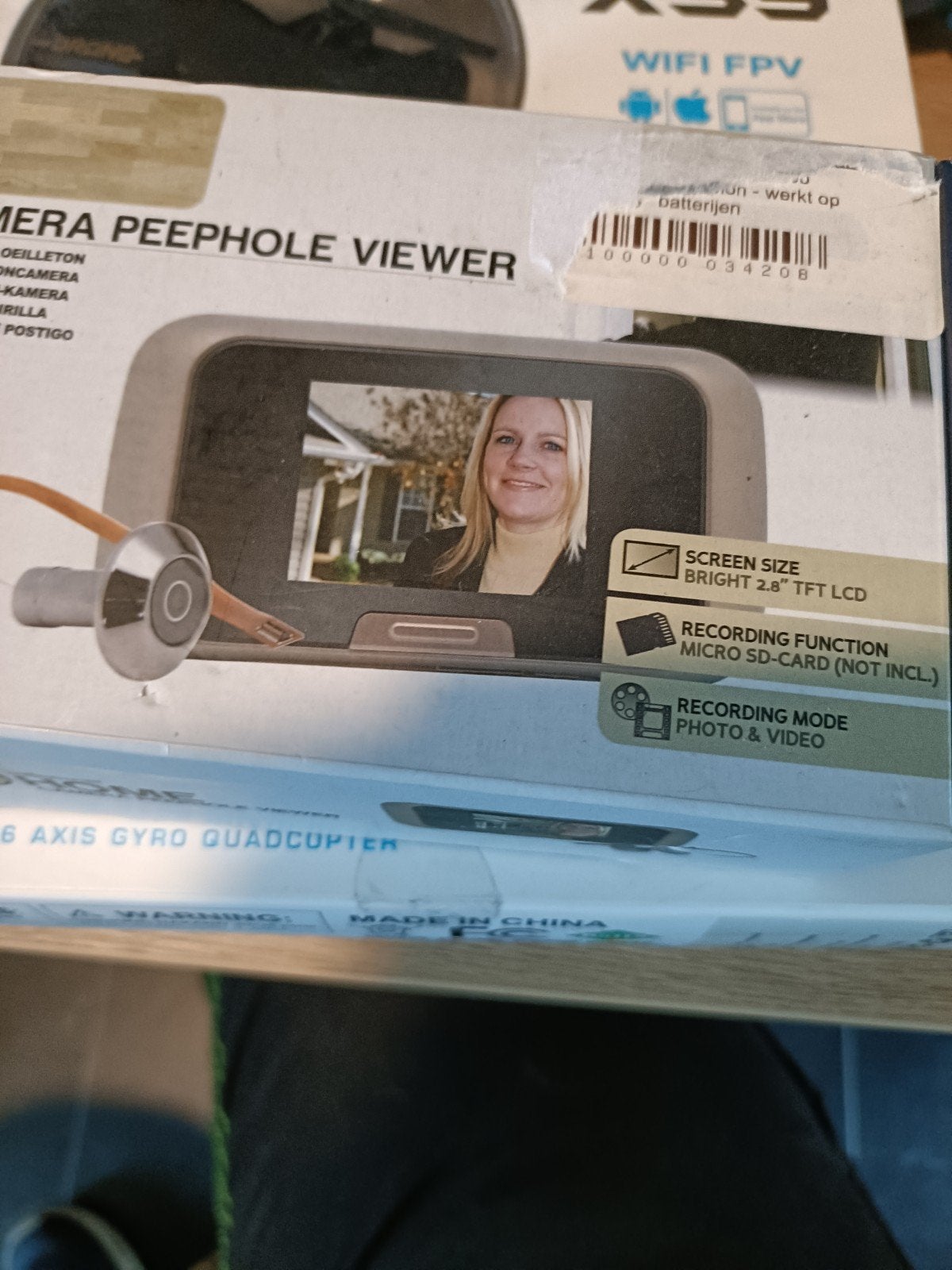 Digitale Deurspion met Camera en Opnamefunctie, Ophalen of Verzenden, Nieuw, Buitencamera