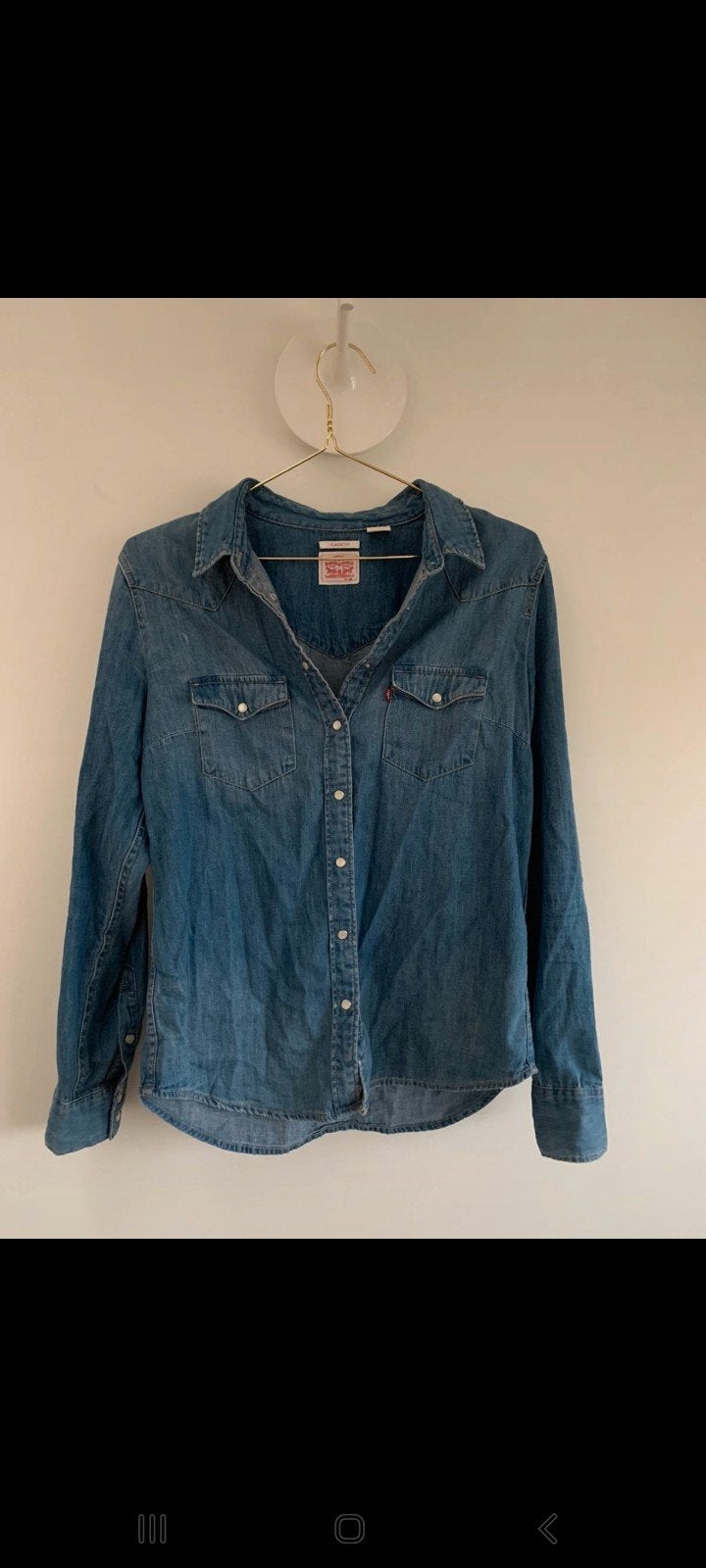 Levi's, Blauw, Ophalen of Verzenden, Zo goed als nieuw, Lange mouw