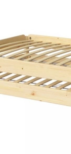 Stapelbed Grenen  80x200 Ikea, Huis en Inrichting, Slaapkamer | Stapelbedden en Hoogslapers, Ophalen, Eenpersoons, Minder dan 160 cm