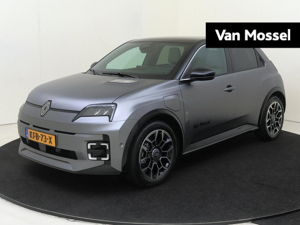 Renault 5 comfort range Roland-Garros 52 kWh | Draadloze App, Auto's, Renault, 12 maanden, Leder en Stof, 31 min, Origineel Nederlands