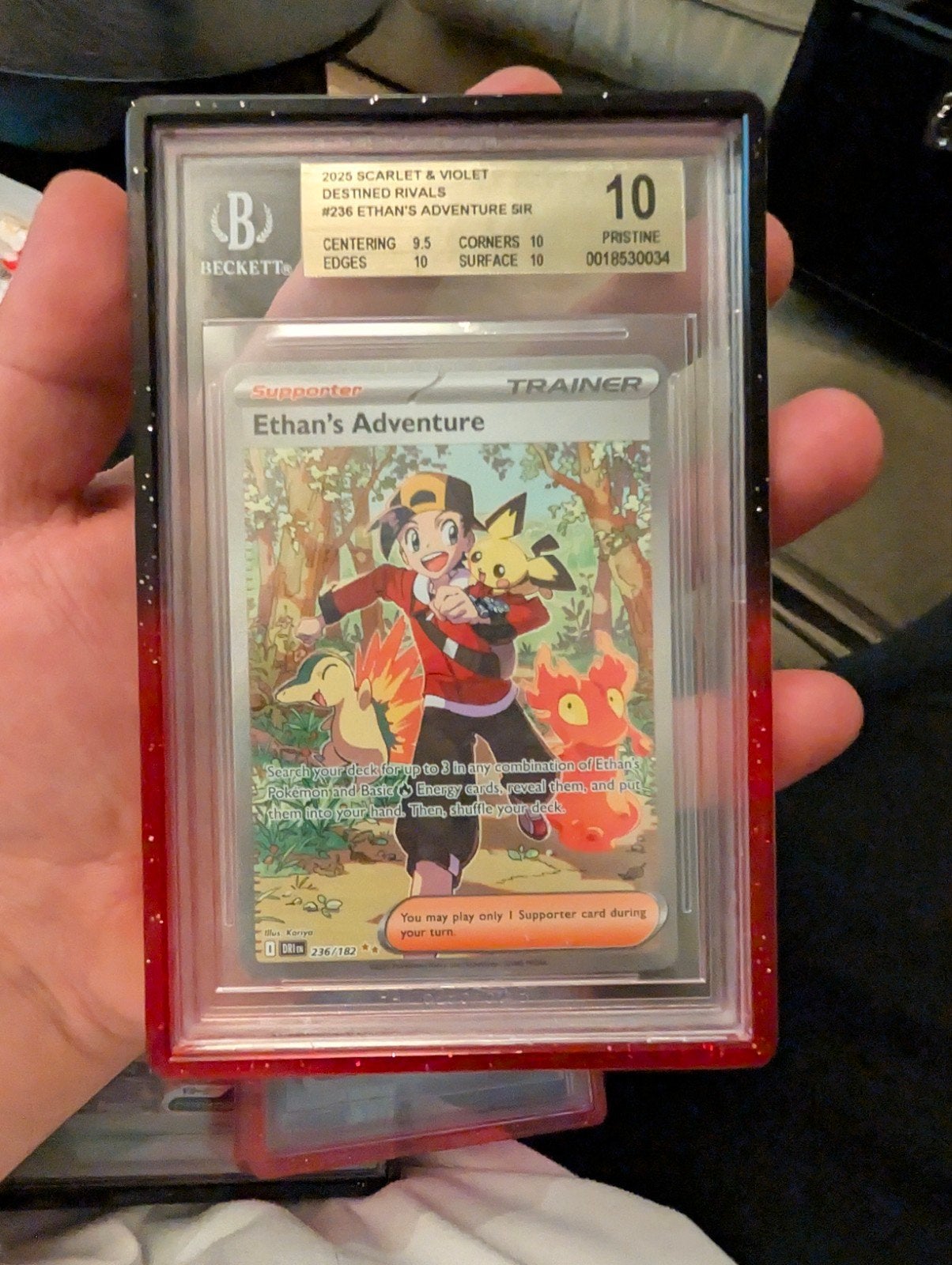 Pokémon TCG: Ethan's Adventure  BGS 10 Pristine, Ophalen of Verzenden, Zo goed als nieuw, Losse kaart