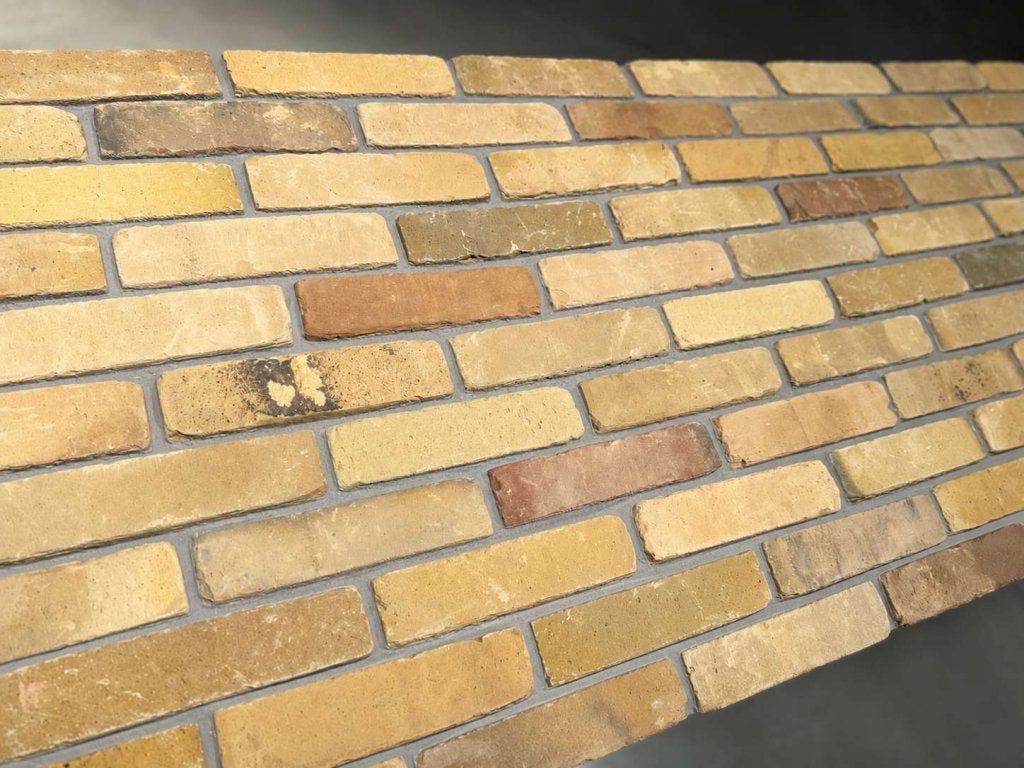 € 0,49 per st metselsteen gevelstenen WF ws geel getrommeld, Doe-het-zelf en Verbouw, Niet ingevuld, Verzenden, Bakstenen, Niet ingevuld