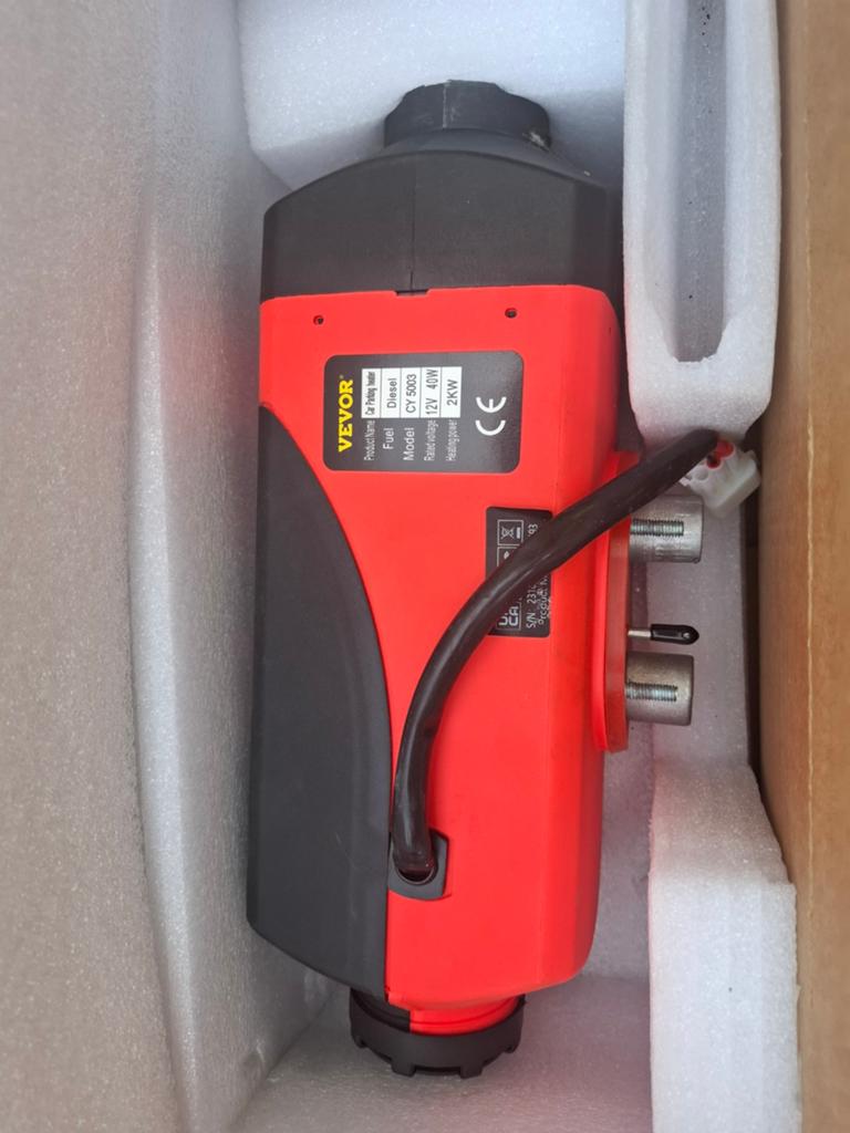 Vevor Diesel Luchtverwarmer 12V 2KW, Ophalen of Verzenden, Nieuw