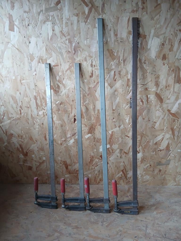 Lijmklemmen 110 cm en 135 cm lang, Ophalen of Verzenden