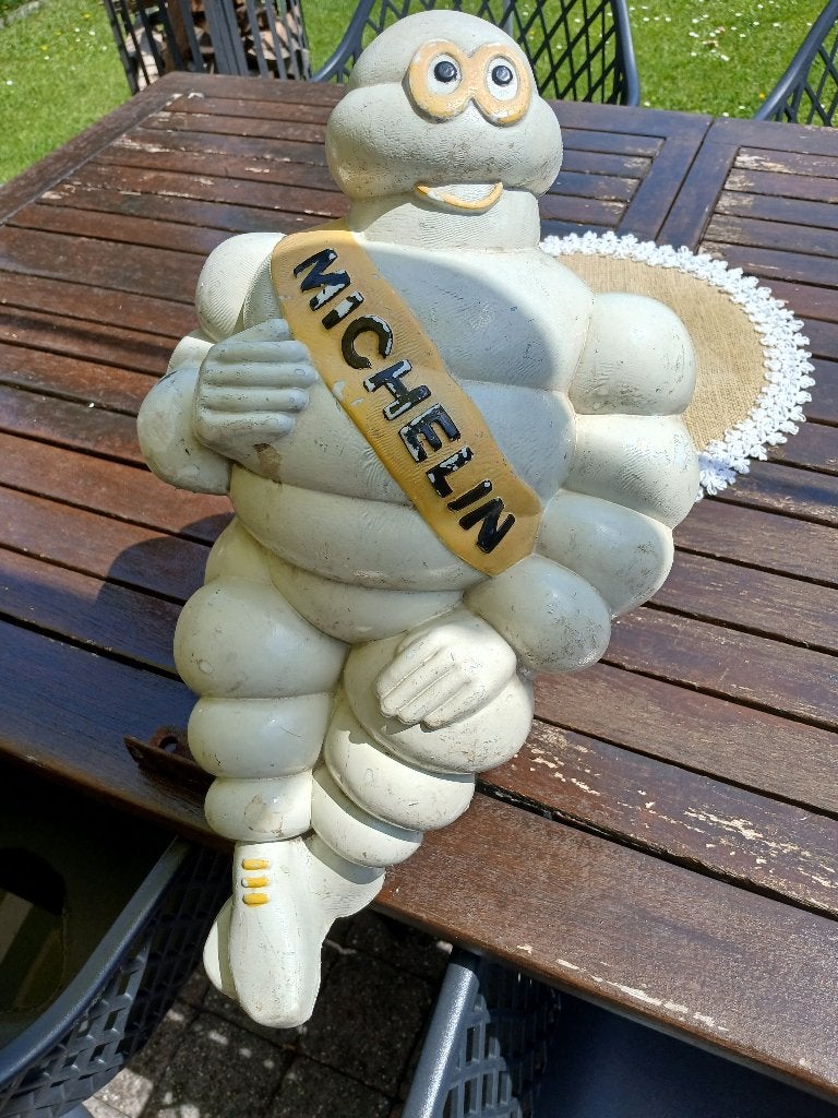 Vintage Michelin pop Bibendum met steun, Auto-onderdelen, Vrachtwagen-onderdelen, Overige merken, Gebruikt, Ophalen of Verzenden