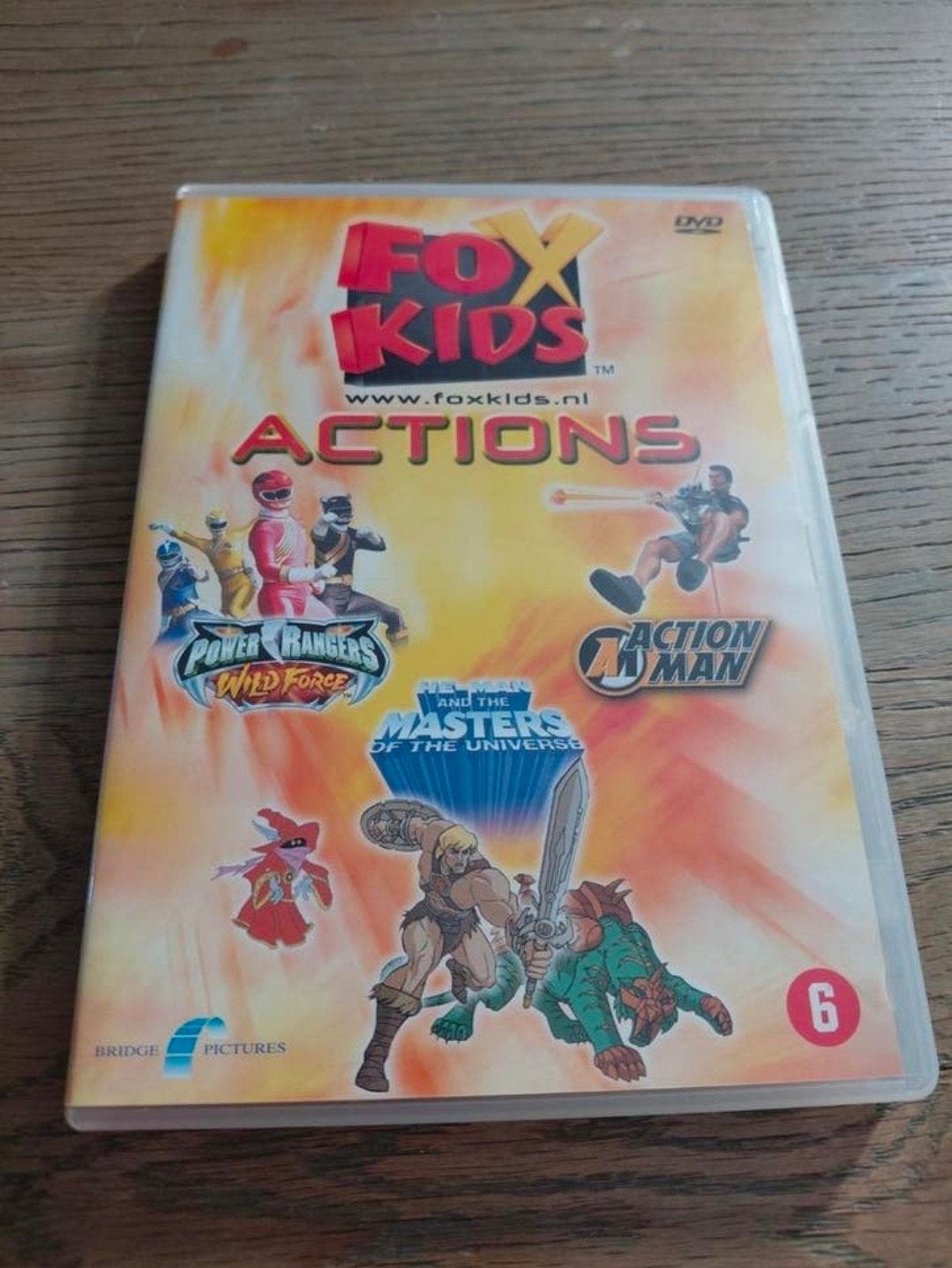 Fox Kids Actions dvd. Power rangers, He-Man, Action Man., Cd's en Dvd's, Dvd's | Tekenfilms en Animatie, Alle leeftijden, Ophalen of Verzenden