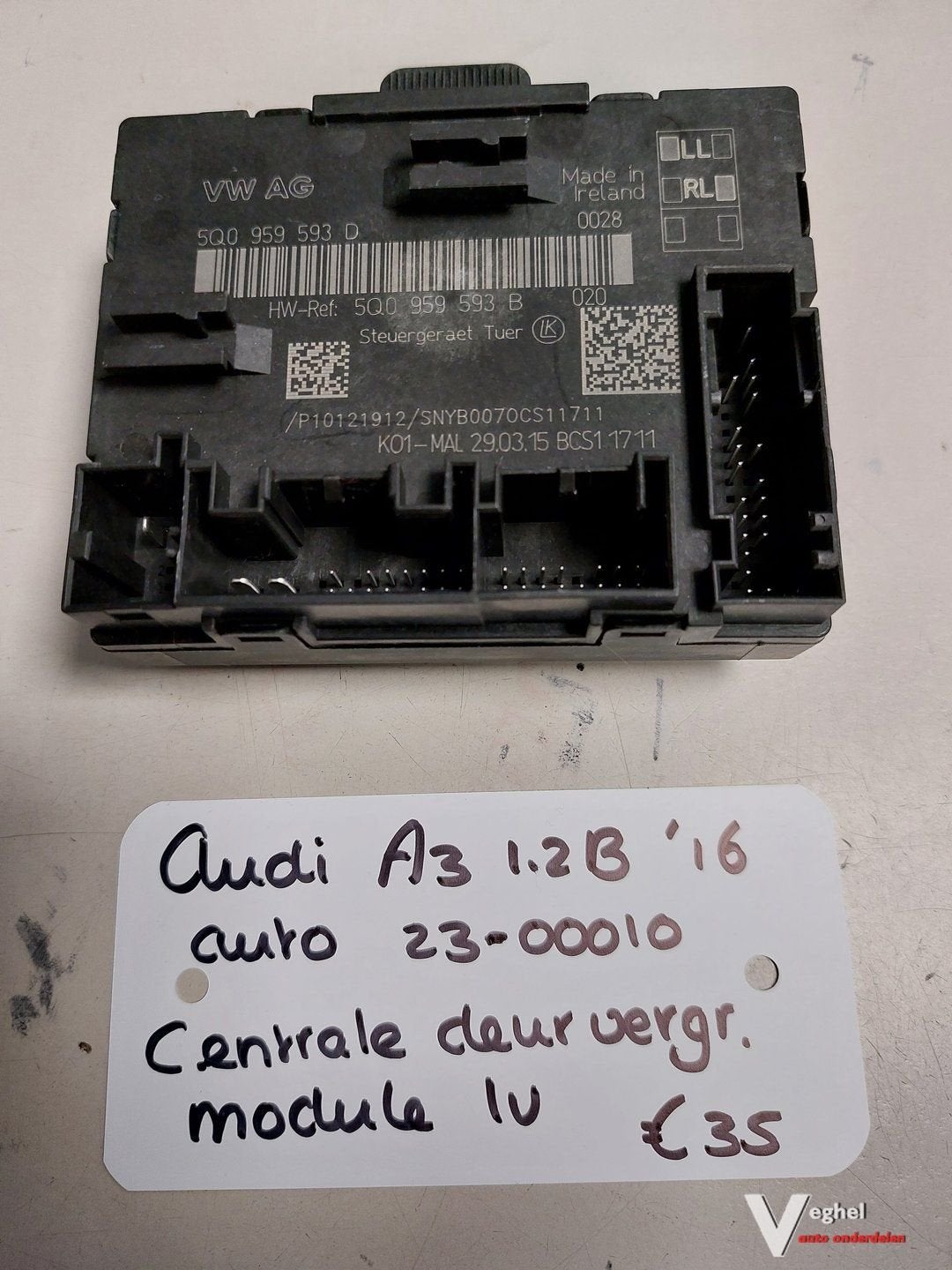 Audi A3 automaat 1.2B Centrale Deurvergrendeling module LV+R, Gebruikt, -, -, Ophalen of Verzenden
